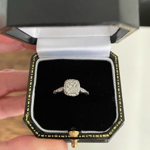 Tacori White Gold Engagement Ring w/ 1 ct Diamond